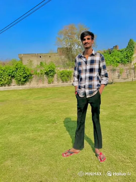 Young Man and BMW on a Sunny Lawn – AI Generated Video | Hailuo AI