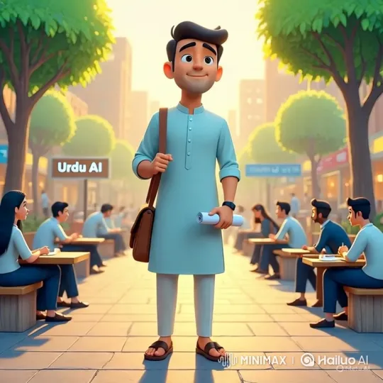 3D Animated Ahmed Walks Confidently to School – AI Generated Video | Hailuo AI
