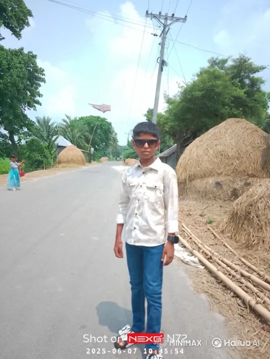 Young Man Prepares for Helicopter Takeoff in Rural Setting – AI Generated Video | Hailuo AI