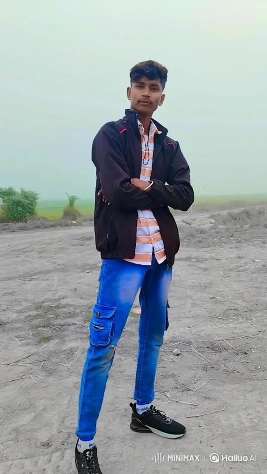 Young Man in Striped Shirt Drives Away in Black Fortuner – AI Generated Video | Hailuo AI