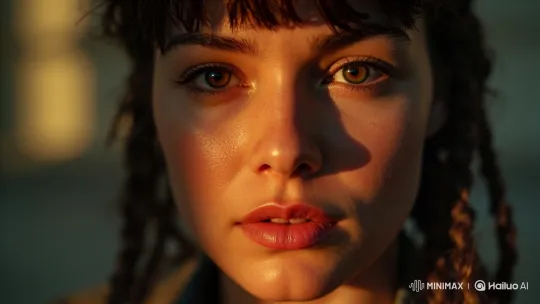 Serene Young Woman Embraces Tranquility with a Soft Smile – AI Generated Video | Hailuo AI