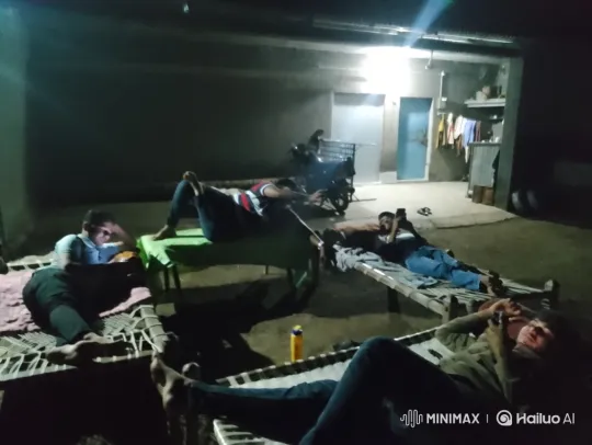 Man Dances Cheerfully in Quiet Night Among Friends – AI Generated Video | Hailuo AI