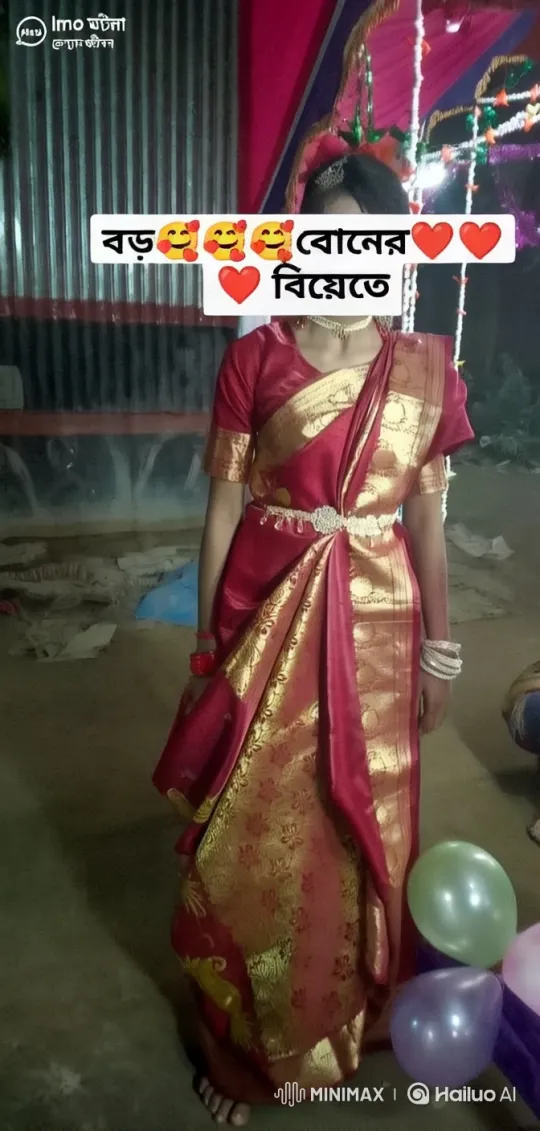 Graceful Woman in Festive Saree Celebrates – AI Generated Video | Hailuo AI