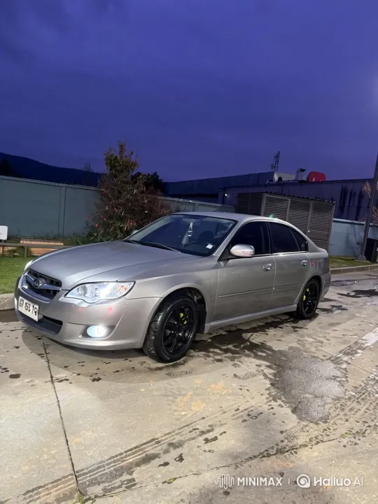 Silver Sedan Lowering on Air Suspension at Twilight – AI Generated Video | Hailuo AI
