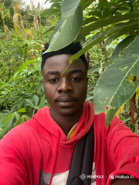 Young Man in Cassava Field: Intimate, Moving Portrait – AI Generated Video | Hailuo AI