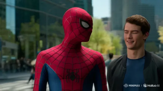 Spiderman Encourages Cristiano Ronaldo to Celebrate – AI Generated Video | Hailuo AI