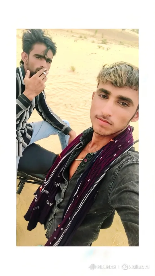 Young Men in Desert: Smoking and Steady Stance – AI Generated Video | Hailuo AI