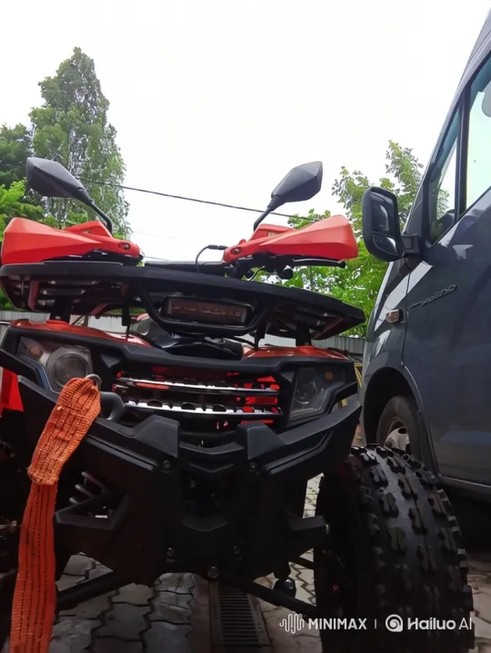 Police Chase ATV into Dense Forest, Driver Apprehended – AI Generated Video | Hailuo AI