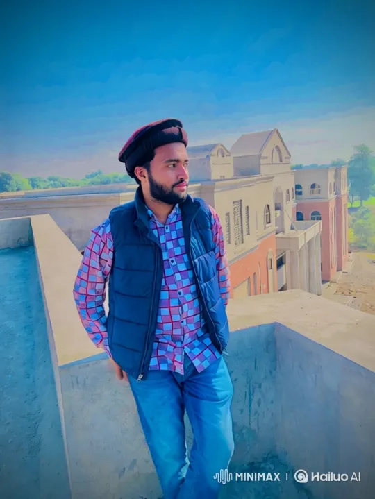Young Couple Shares a Quiet Moment on Rooftop – AI Generated Video | Hailuo AI