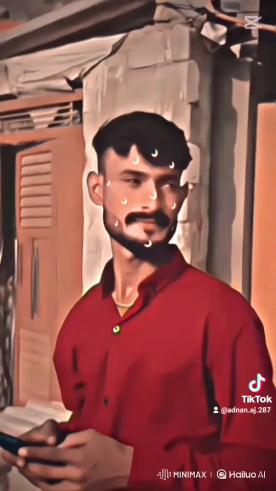 Young Man in Red Shirt Connects with Viewer – AI Generated Video | Hailuo AI