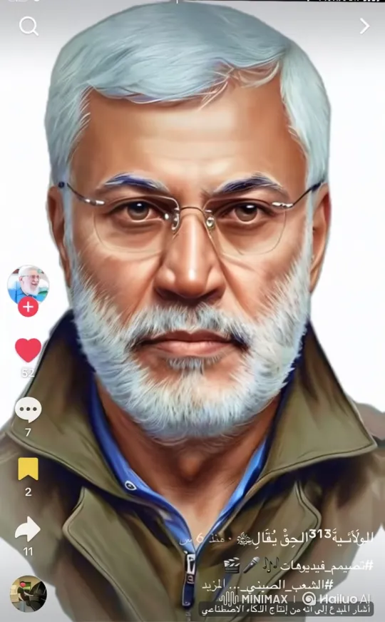 Digital Portrait of an Elderly Man with a Focused, Close-Up Reveal – AI Generated Video | Hailuo AI