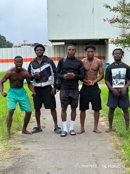 Five Men Transform into Werewolves on Paved Path – AI Generated Video | Hailuo AI