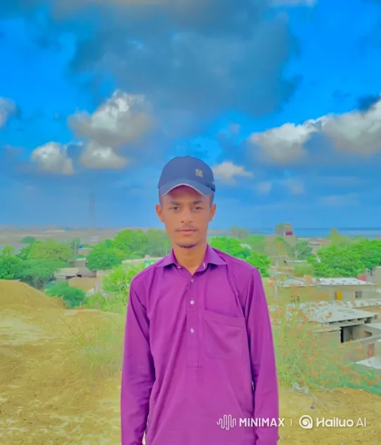 Young Couple Shares Quiet Moment on Slope with Village View – AI Generated Video | Hailuo AI