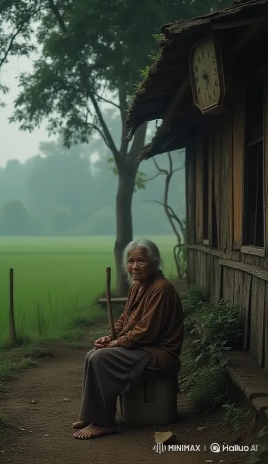Elderly Woman's Memories Unveiled by Old Clock – AI Generated Video | Hailuo AI