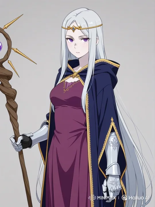 Mystical Sorceress Conjures Magic with Enchanted Staff – AI Generated Video | Hailuo AI