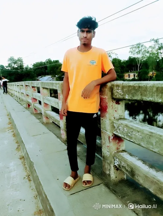 Young Man Prepares to Drive Lamborghini on Bridge – AI Generated Video | Hailuo AI