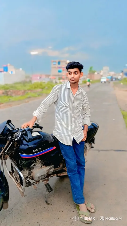 Young Man Enters Fortuner, Leaves Motorcycle Behind – AI Generated Video | Hailuo AI