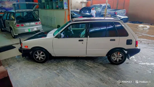 White Hatchback Showcases Air Suspension Range – AI Generated Video | Hailuo AI