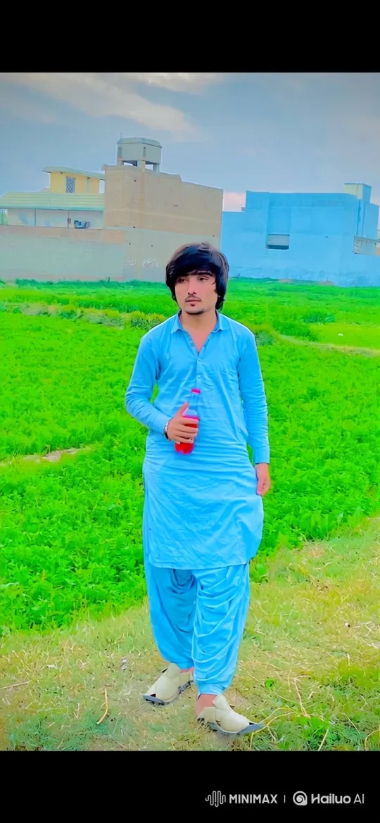 Young Couple Shares Moment of Peace in Lush Field – AI Generated Video | Hailuo AI