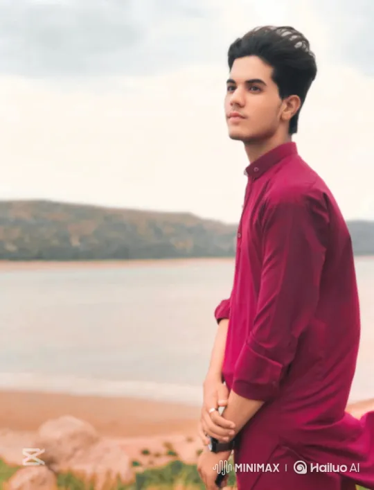 Contemplative Young Man in Natural Serenity – AI Generated Video | Hailuo AI