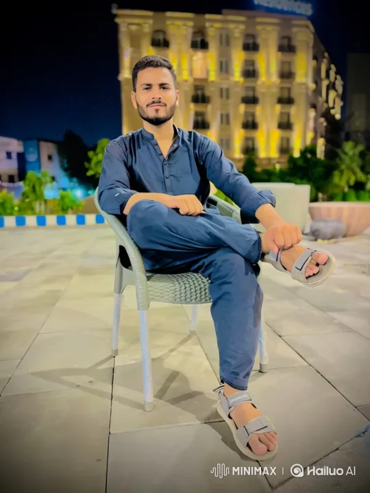 Young Couple's Serene Encounter in Urban Plaza – AI Generated Video | Hailuo AI