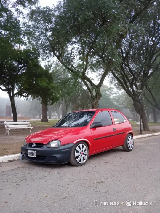 Red Hatchback Lowers on Foggy Morning Park – AI Generated Video | Hailuo AI