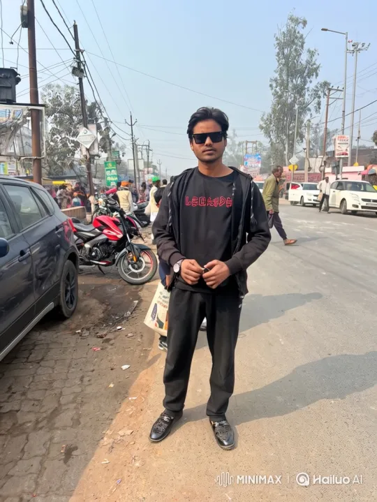 Young Man Meets Modi Lookalike by Luxury Car on Busy Street – AI Generated Video | Hailuo AI