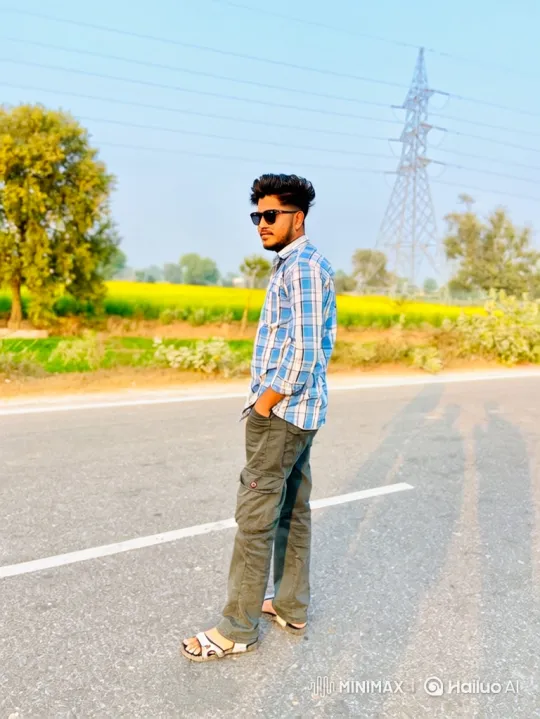 Young Man Meets Narendra Modi Lookalike by Yellow Flowers – AI Generated Video | Hailuo AI
