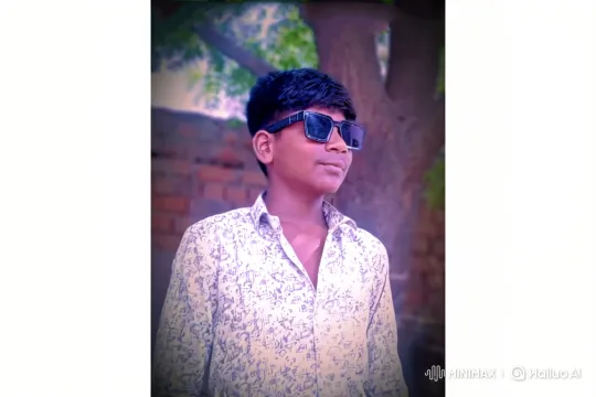 Young Man in Thoughtful Pose with Vintage Filter Background – AI Generated Video | Hailuo AI