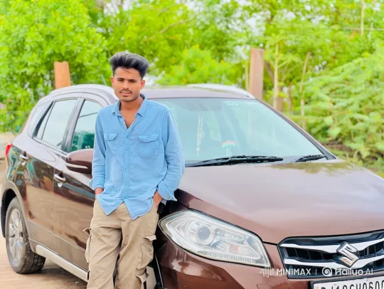 Young Man Transitions from Casual to Confident, Drives Away in Sleek Car – AI Generated Video | Hailuo AI