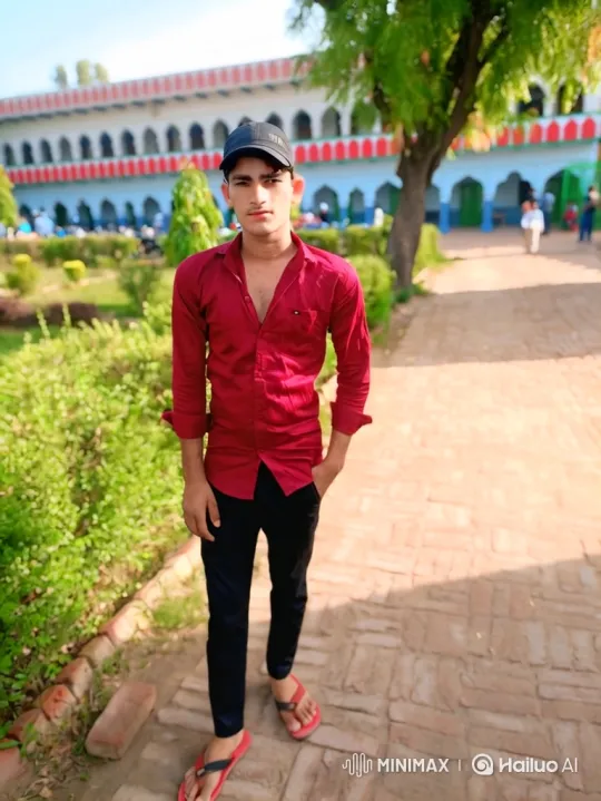 Young Man Meets Narendra Modi in Courtyard Setting – AI Generated Video | Hailuo AI