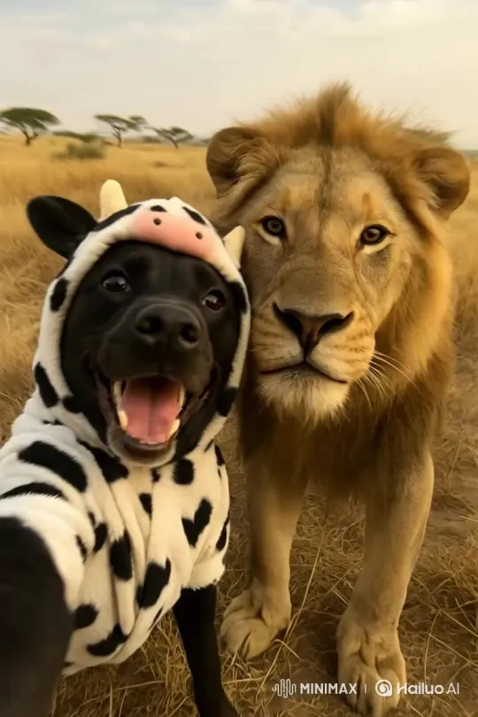 Encounter with Tiger, Lion, Giraffe, and Zebra – AI Generated Video | Hailuo AI