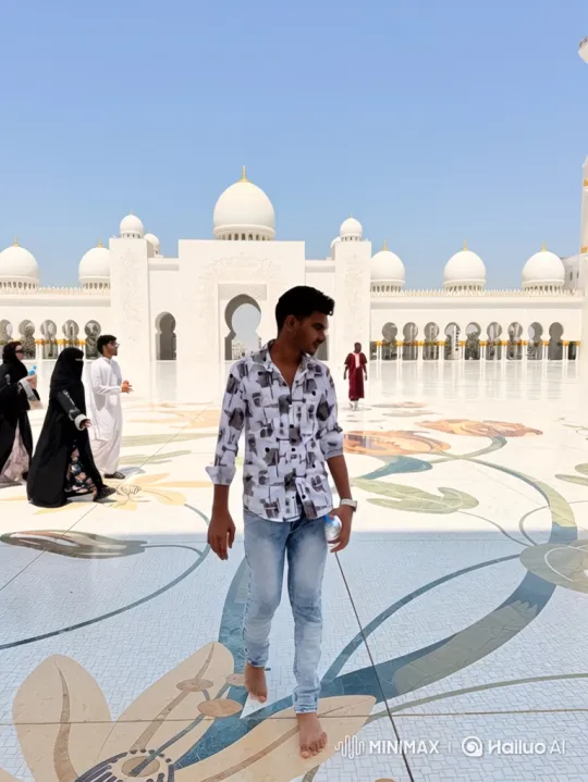Young Couple Shares Silent Moment in Sunlit Courtyard – AI Generated Video | Hailuo AI