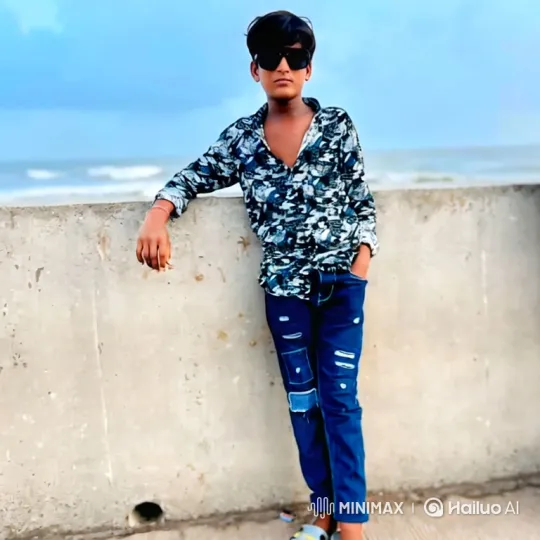 Young Man Meets Distinguished Figure by the Seawall – AI Generated Video | Hailuo AI