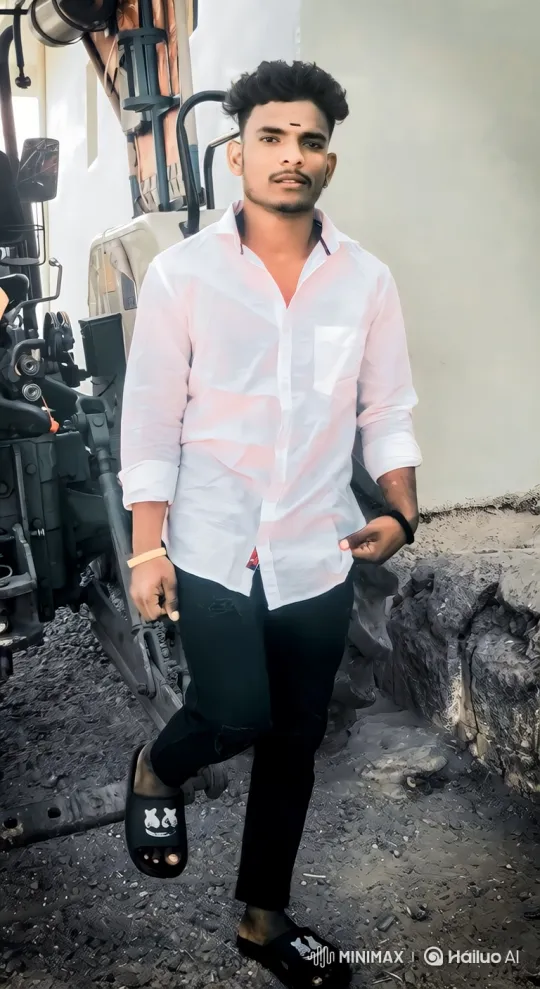 Young Man in Casual Attire Smiles Confidently – AI Generated Video | Hailuo AI