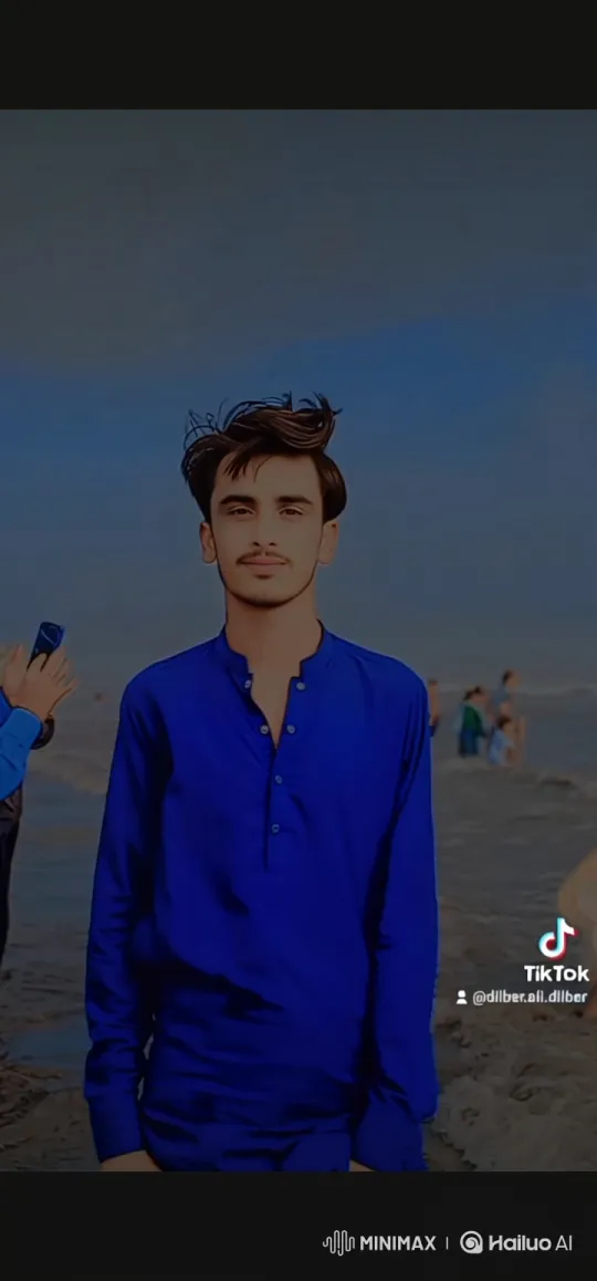 Young Man on Beach at Dusk Embraces Serenity – AI Generated Video | Hailuo AI