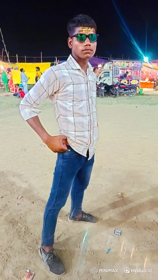 Young Man Meets Man Resembling PM Modi at Night Festival – AI Generated Video | Hailuo AI