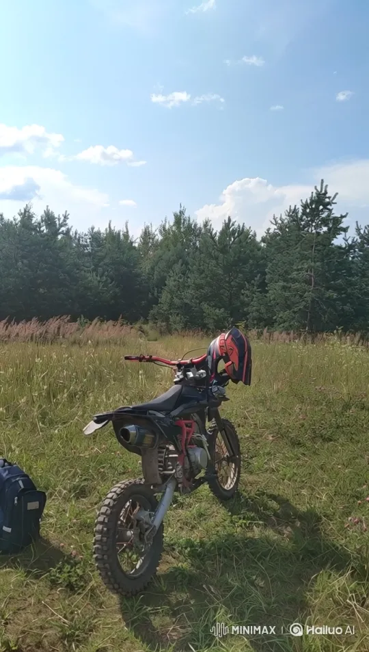 Zooming Out: From Dirt Bike to Earth in Space – AI Generated Video | Hailuo AI