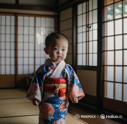 Toddler's Joyful First Steps in Traditional Setting – AI Generated Video | Hailuo AI