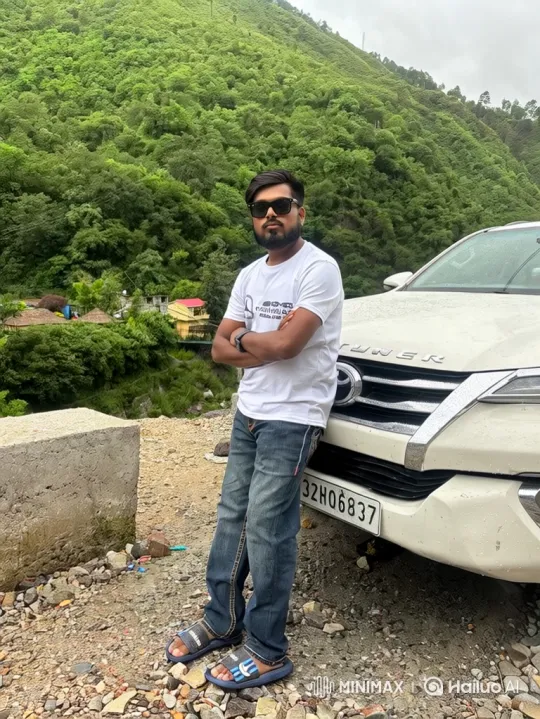 Man and Woman Enjoy a Casual Moment by a SUV – AI Generated Video | Hailuo AI