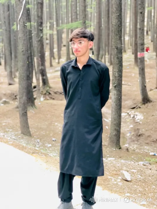 Young Couple Shares Silent Moment in Tranquil Forest – AI Generated Video | Hailuo AI