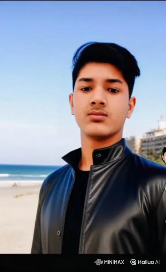 Young Man and Futuristic Car Interact on Beach – AI Generated Video | Hailuo AI