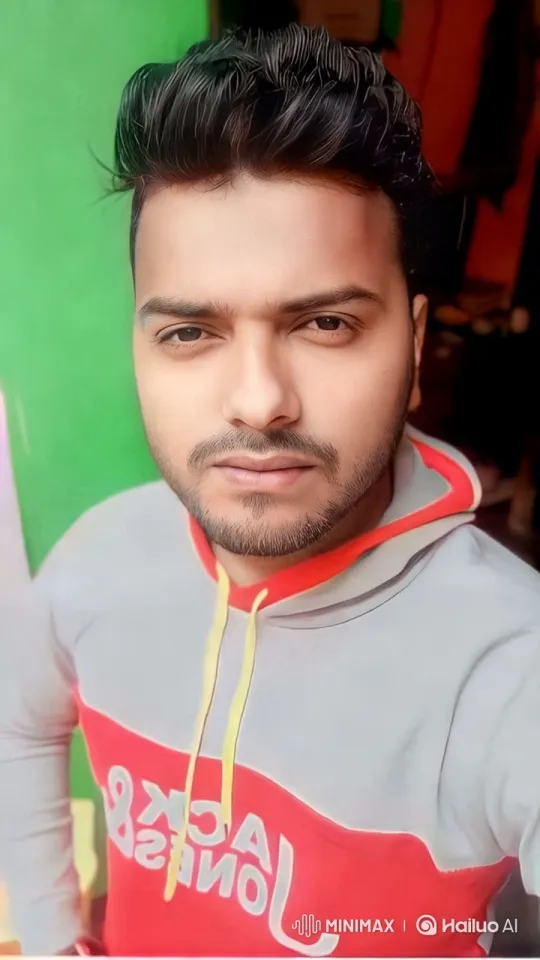 Colorful Contrast: Dynamic Tracking Shot with Stylish Hoodie – AI Generated Video | Hailuo AI