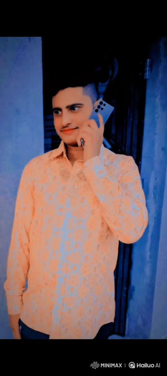 Young Man on Phone Call in Cozy Interior – AI Generated Video | Hailuo AI