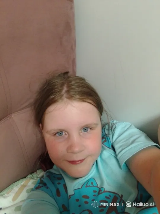 Young Girl Greeted by Three Excited Dogs – AI Generated Video | Hailuo AI