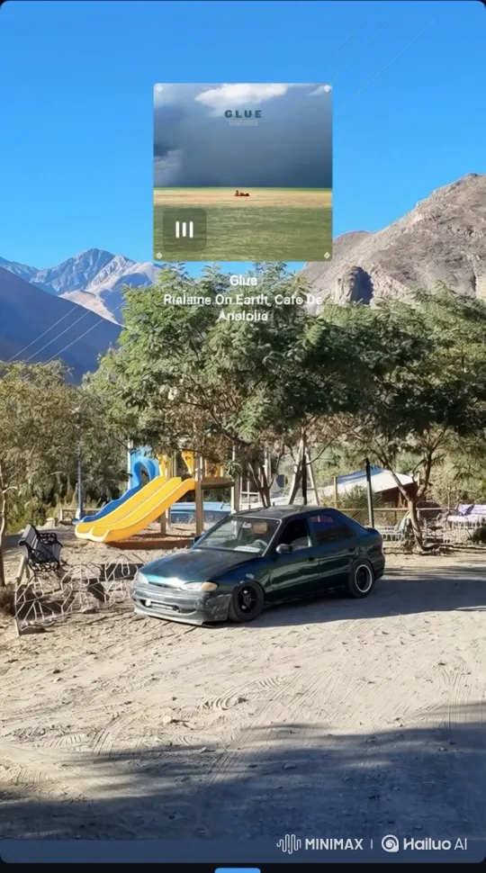 Car Air Suspension Test: Mountain Landscape Scene – AI Generated Video | Hailuo AI