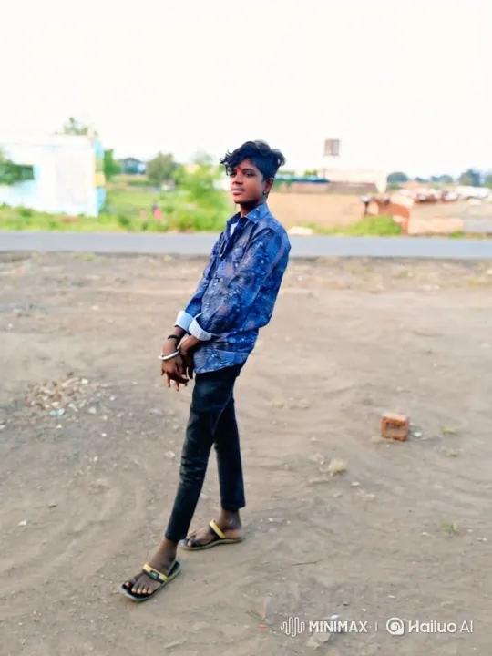 Young Man Meets Narendra Modi in Dusty Clearing – AI Generated Video | Hailuo AI