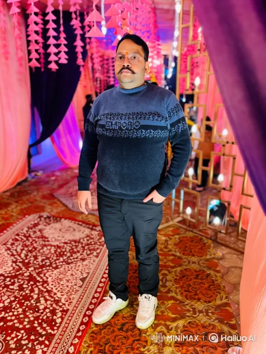 Man Meets PM Modi Lookalike in Festive Decor – AI Generated Video | Hailuo AI