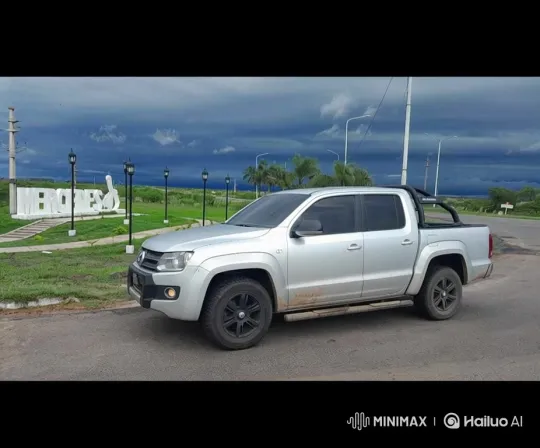 Silver Pickup Truck Lowers on Stormy Background – AI Generated Video | Hailuo AI