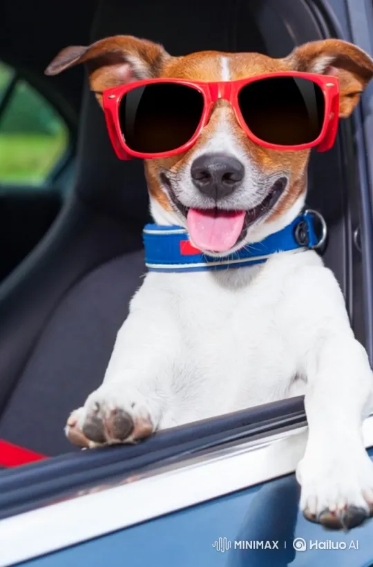 Dog and Cat's Misadventure in a Stolen Car – AI Generated Video | Hailuo AI